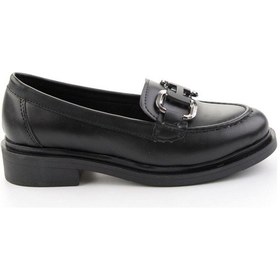 Resim Siyah Kadın Loafer Ayakkabı K01257068209 