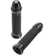 Resim Topshop1 Siyah 0.87 İnç Motosiklet Dirt Bike Scooter Kauçuk Tutamak Gidon Pedal Gripleri 
