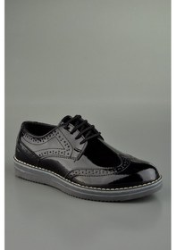 Resim Oxford Model Erkek Ayakkabı Siyah 