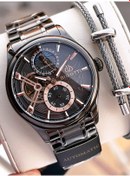 Resim Bigotti Otomatik Ve Kurmalı Çelik Karatma Ve Renk Atma Yapmaz 5 Atm Erkek Kol Saati Ebg.10683.6 Siyah 