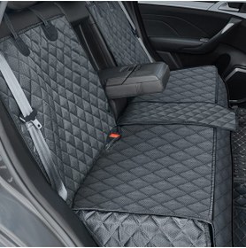 Resim Markaflex Araba Oto Araç Koltuk Kılıfı Örtüsü Sıvı Su Geçirmez Evcil Hayvan Kedi Köpek Koltuk Örtü 