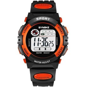 Resim Sones Skmeı 1451 Led Dijital Kronometre Kronograf Aydınlatmalı Çocuk Spor Elektronik Saati Şeffaf Pembe Mavi 