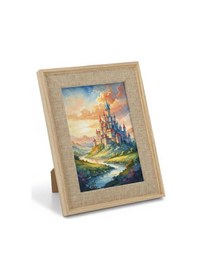 Resim Efemark Premium Serisi 15 20 Cm Ahşap Resim Çerçevesi Bej 