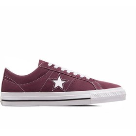 Resim Converse One Star Pro Ox Unisex Günlük Ayakkabı Sneaker Bordo 