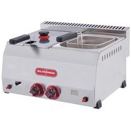 Resim Işıkgaz Silverinox Endüstriyel Çiftli 5+5 Litre Doğalgazlı Fritöz SLVR-2703 