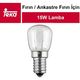 Resim Teka Uyumlu Fırın / Ankastre Fırın Için Iç Lamba 15W Ampul Işık - 463670670 