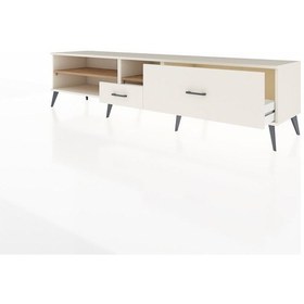 Resim Hyperion Tv Ünitesi 2 Raflı 2 Çekmeceli 220x44x51 Aytaşı-çam/aytaşı Atlas Çam/aytası - Aytası 