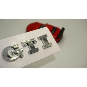 Resim Volkswagen Vw Gti 3m 3d Uyumlu Krom Abs Bagaj Logo 