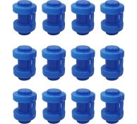 Resim Xin Yue Zhang Ξ Ny Ue Zhang 12 Adet Trambolin Başlığı 25 Mm, Trambolin Ağ Direklerine Güvenlik Ağı Takmak Için Trambolin Uç Kapakları (Yurt Dışından) 