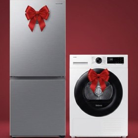 Resim Samsung Buzdolabı ve Çamaşır Kurutma Makinesi Set 