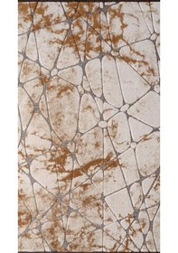 Resim By Özer Halı Krem Renk Gold Detaylı Modern Saray Halı Pena Pn05b Salon Halısı Çok Renkli 