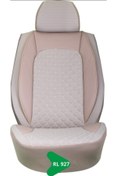 Resim K-Design ELİT JAKAR YASTIKLI KOLTUK KILIFI TİCARİ SERİSİ KREM RL927 