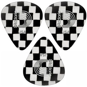 Resim 1ccb4 Gitar Penası 3 Adet 0,70 Mm. Dama Checkerboard 