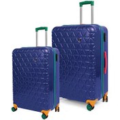 Resim Louisiana Polo 1089 Polikarbon 4x2 Teker Lacivert Orta ve Kabin Boy 2'li Valiz Seti 