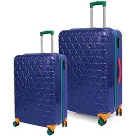 Resim Louisiana Polo 1089 Polikarbon 4x2 Teker Lacivert Orta ve Kabin Boy 2'li Valiz Seti 