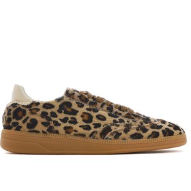Resim Derimod Kadın Leopar Bağcıklı Deri Sneaker 25SFD4205W2 