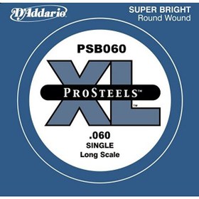 Resim D'Addario PSB060 D-(RE) Pro Steels 0.060 Bass Tek Tel 