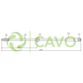 Resim CAVO C800478A Fren Hortumu Ön Ducato 06- 