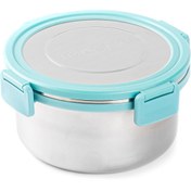 Resim Tantitoni Tedemeı Paslanmaz Çelik Yuvarlak Yemek Taşıma Kabı 840ml 