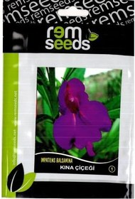Resim Kına Çiçeği Tohumu -1 - IMPATIENS BALSAMINA 