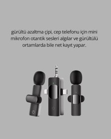 Resim Hnrlıshp Kablosuz Mikrofon - Telefon Ve Bilgisayar Uyumlu 