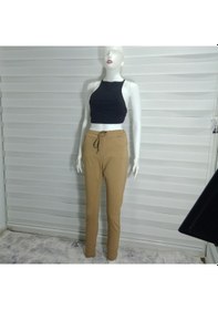 Resim Bohem Stil İtalyan Likralı Skinny Pantolon-8935 Camel 
