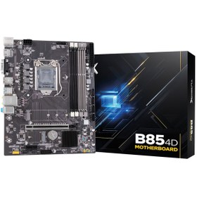 Resim TURBOX FourTeam B85(H81) Sata.M2 4*Ddr3 1600MHz Usb 3.0 Vga Hdmi Ses G.Lan 1150P 4.Gen Anakart 