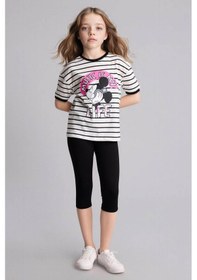 Resim Defacto 26y801002500 Ekru Kız Çocuk T-shirt G8182a8/er105 