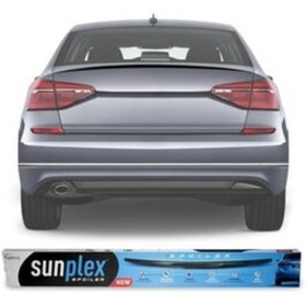 Resim Sunplex Vw Passat B8 Bagaj Üstü Spoiler Piano Black 