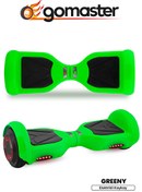 Resim GoMaster Greeny 6.5 Inch Işıklı Akıllı Dengeli Elektrikli Kaykay Hoverboard Taşıma Çantalı Yeşil GoMaster