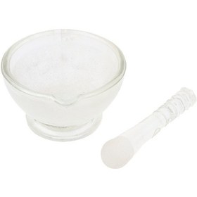 Resim Suntek Cam Harç Pestle Lab Mutfak Baharat İlaç Öğütücü 