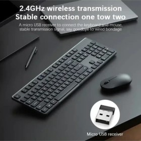 Resim Xiaomi Kablosuz Klavye Ve Fare Seti 3 Versiyon3 Wxjs03ym 2.4ghz Soft Keycap Lightweight 