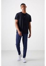 Resim Tommy Life İndigo Polyester İnce Yumuşak Comfort Fit Erkek Eşofman Alt - 82119 İndigo 