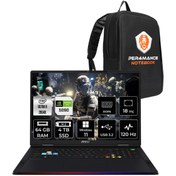 Resim MSI Raider 18 HX AI Ultra 9 285HX 64GB 4TB SSD RTX5090/24GB 175W 18'' UHD+ W11P Gaming Laptop 