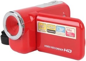 Resim 16MP 16x Zoom Video Kamera, 2 İnç TFT Renkli Ekranlı Çocuk Video Kamerası, Video Kamera Kamera, Çocuklar Gençler Öğrenciler için Vlogging Kamera Kaydedici (64 GB) 
