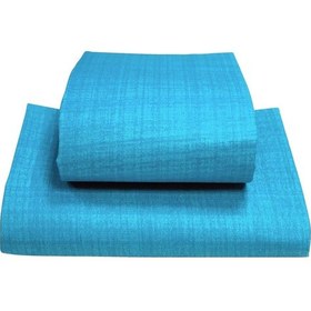 Resim Alla Turca Ranforce Çift Kişilik Düz Çarşaf Seti-turkuaz 