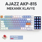 Resim Akp-815 Low Profile Mekanik Klavye- 4.95 İnç Lcd Ekranlı Rgb- Gasket Gövde Yapısı 