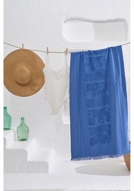 Resim Homelover 70x150 Plaj Havlusu Lacivert 