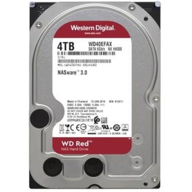 Resim WD 4TB Red WD40EFAX 5400RPM 6GB-s SATA 3.5" NAS Disk Harddisk 