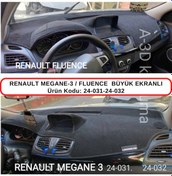 Resim RENAULT MEGANE 3 / FLUENCE BÜYÜK EKRANLI TORPİDO KORUMASI / HALISI / ÖRTÜSÜ 