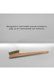 Resim Hilal Fırça Mangal-ızgara-tost Makinesi Temizleme Tel Fırça 