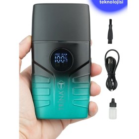 Resim Trina Professional Şarjlı Tıraş Makinesi Yeşil TRNSKLKS0024GR 