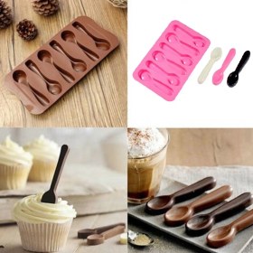 Resim Peak Bays Kaşık Tasarımlı Silikon Çikolata Kalıbı 