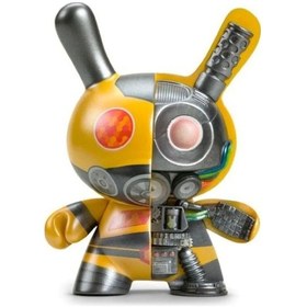 Resim Kidrobot Dairobo B Mecha Half Ray Dunny Figür Limited Edition Peluş Oyuncak Çok Renkli 