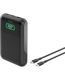 Resim Belkin Boostcharge Pro 65W 20KMAH Powerbank Siyah 20000 mAh Çoklu Cihaz Uyumu ile Hızlı Şarj 