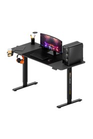 Resim Adore Mobilya Adore Gaming Maestro-X Yükseklik Ayarlı Oyuncu Masası - Siyah 140x72-117x60 cm 