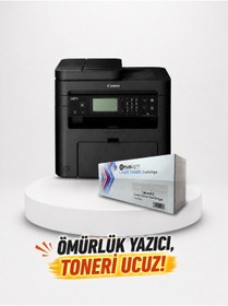 Resim Canon I-Sensys MF237W Wi-Fi + Tarayıcı + Fotokopi + Faks TAM DOLU PLUSCOPY TONERLİ 