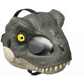 Resim Jurassic World Rebirth Işıklı ve Sesli T-Rex Dinozor Maskesi JCH04 