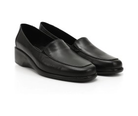 Resim Gönderi(R) Gönderi R Kadın Siyah Dolgu Taban Hakiki Deri Ayakkabı Gdza13424203 Siyah 