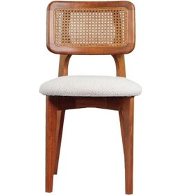 Resim Zeus Hazeranlı Ahşap Bohem Sandalye Ceviz 